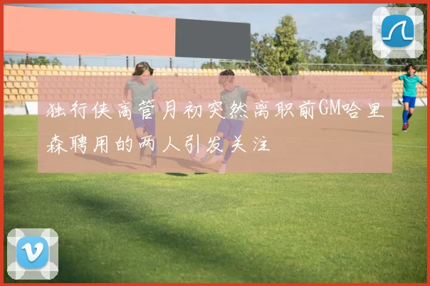 独行侠高管月初突然离职前GM哈里森聘用的两人引发关注