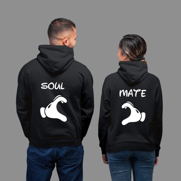Soulmate Matching Couple Hoodies - Customize Cage